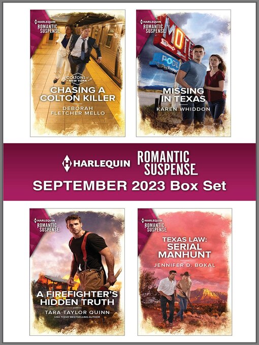 Title details for Harlequin Romantic Suspense September 2023--Box Set by Deborah Fletcher Mello - Available